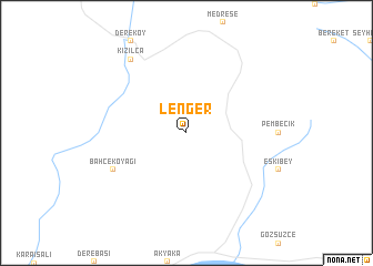 map of Lenger