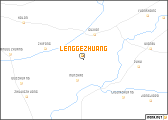 map of Lenggezhuang