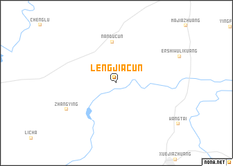 map of Lengjiacun