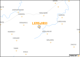 map of Lengjiaxi