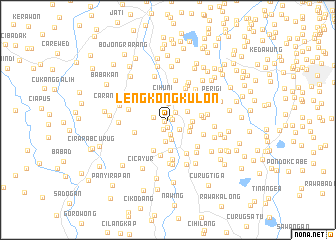map of Lengkong-kulon