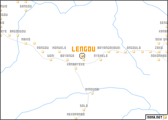 map of Lengou