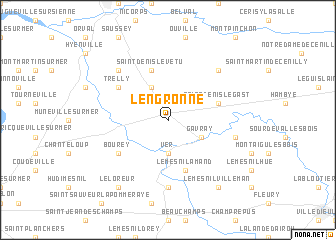 map of Lengronne