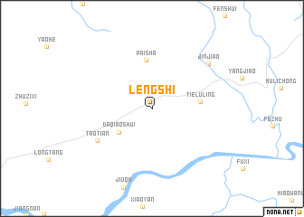 map of Lengshi