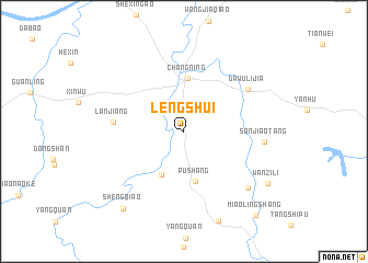 map of Lengshui