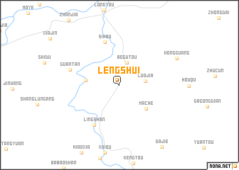 map of Lengshui