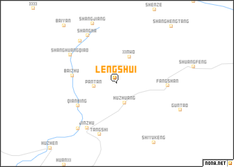 map of Lengshui