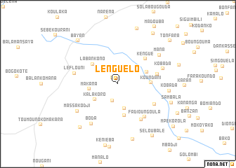 map of Lènguèlo