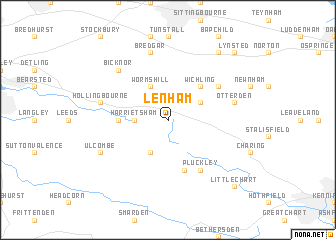 map of Lenham