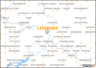 map of Lenhausen