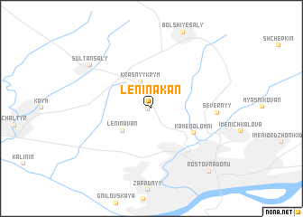 map of Leninakan