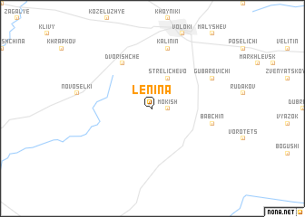 map of Lenina