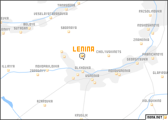 map of Lenina