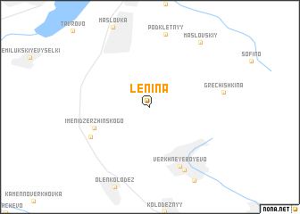 map of Lenina