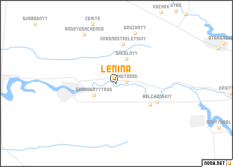 map of Lenina