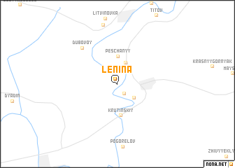 map of Lenina