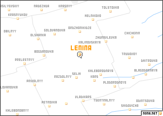 map of Lenina