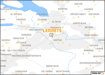 map of Leninets