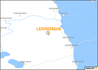 map of Leningradka