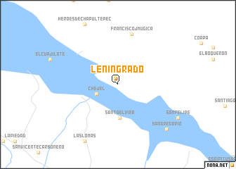 map of Leningrado