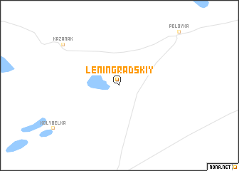 map of Leningradskiy