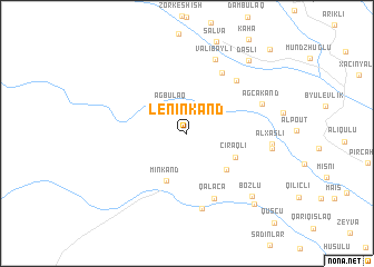 map of Leninkǝnd