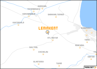 map of Leninkent
