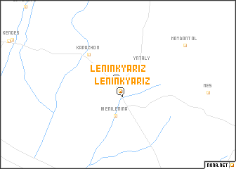 map of Lenin-Kyariz