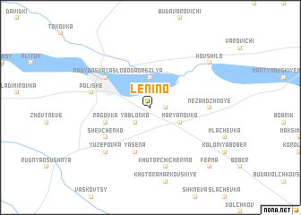 map of Lenino