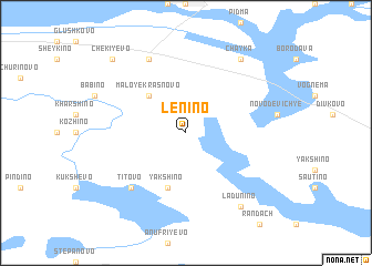 map of Lenino