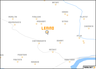 map of Lenino