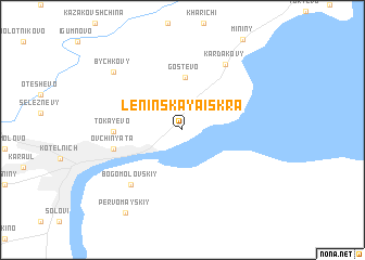 map of Leninskaya Iskra