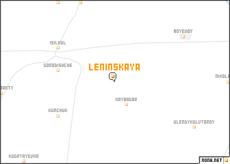 map of Leninskaya