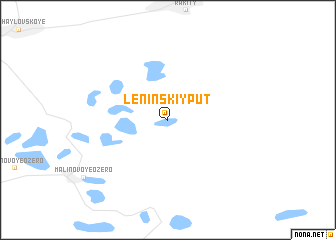 map of Leninskiy Put\