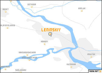 map of Leninskiy