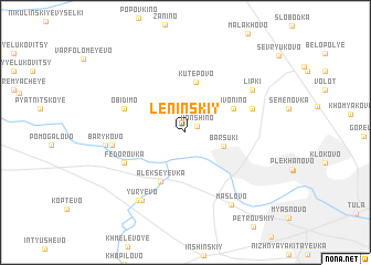 map of Leninskiy