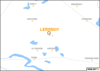 map of Leninskiy