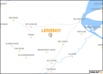 map of Leninskiy