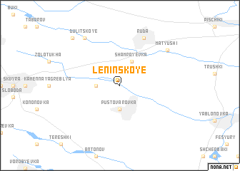 map of Leninskoye