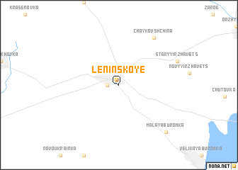 map of Leninskoye