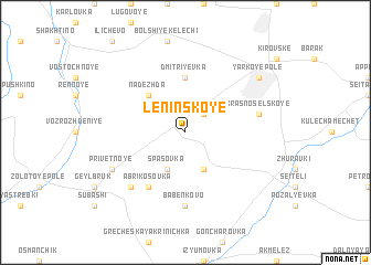 map of Leninskoye