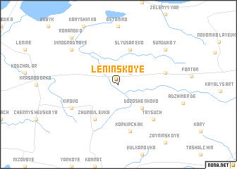 map of Leninskoye