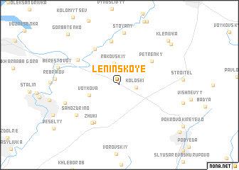 map of Leninskoye