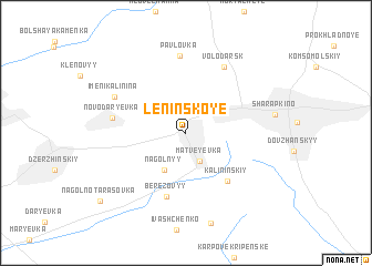 map of Leninskoye