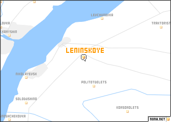 map of Leninskoye