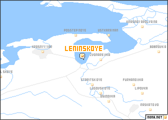 map of Leninskoye