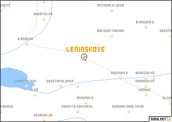map of Leninskoye