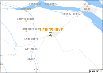 map of Leninskoye