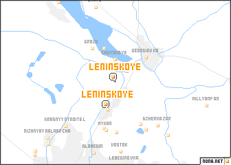 map of Leninskoye