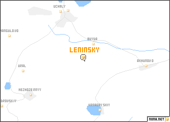 map of Leninsky